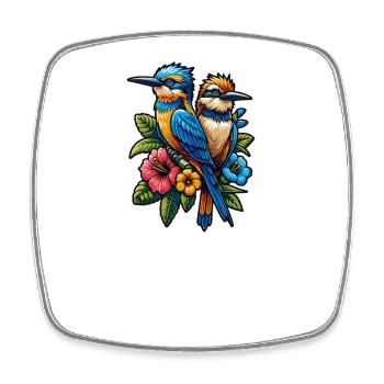 Éleveur d’oiseaux Ornithologue Ornithologue Ornithologue - Magnet carré - blanc - Devant