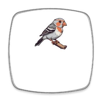 Éleveur d’oiseaux Ornithologue Ornithologue Ornithologue - Magnet carré - blanc - Devant