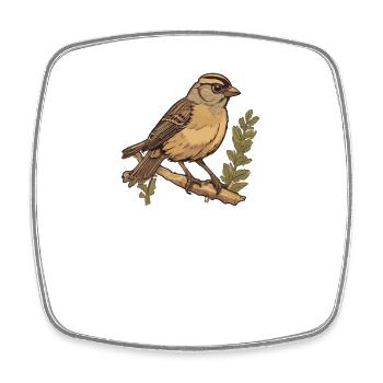 Éleveur d’oiseaux Ornithologue Ornithologue Ornithologue - Magnet carré - blanc - Devant