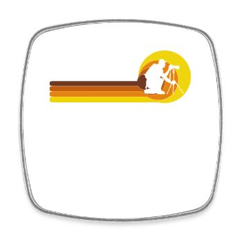 Photography Camera Wildlife Photographers Nature Photographer - Square fridge magnet - white - Front