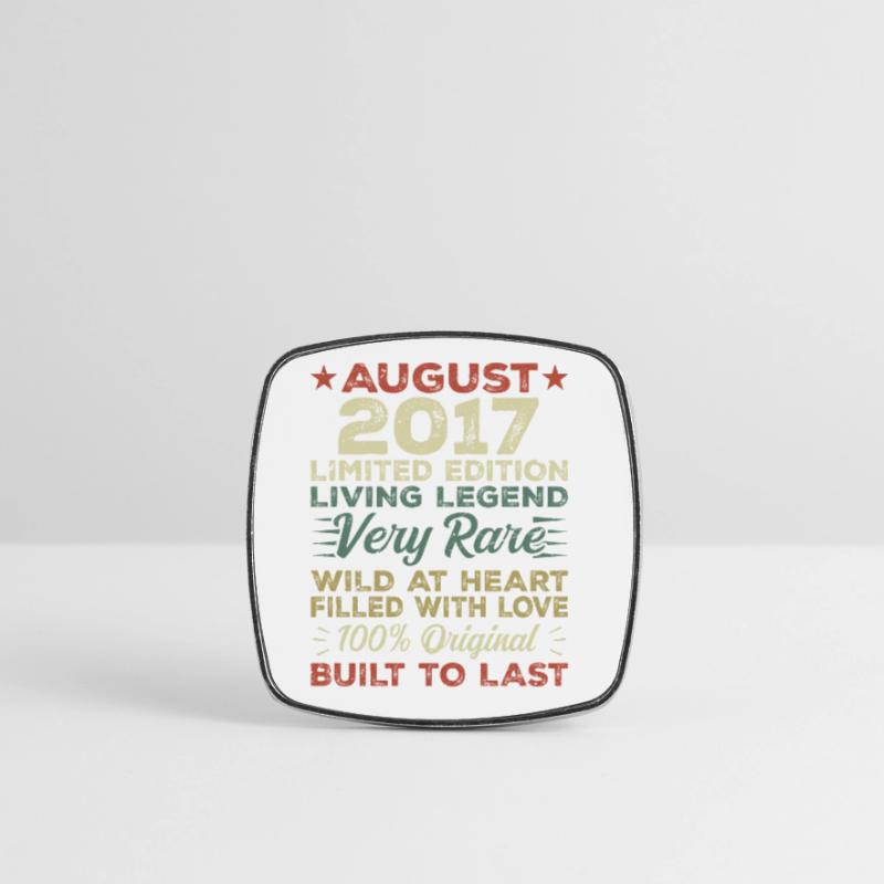August 2017 - Gift Idea for August 2017 - 2017 Square fridge magnet