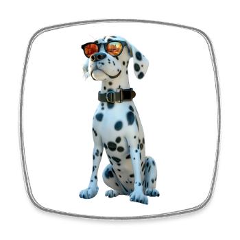 Dalmatian Dog Lover I Love Dalmatians - Square fridge magnet - white - Front