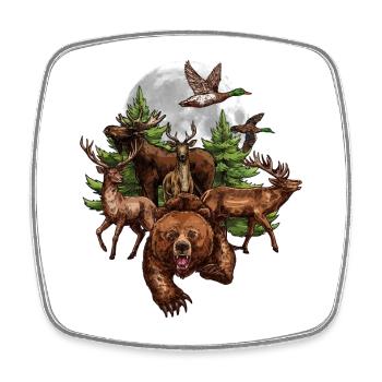 T-shirt for a hunter-Hunter's gift idea - Square fridge magnet - white - Front