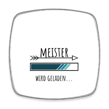 Meister Personalisierter Beruf Jungs - Viereckiger Kühlschrankmagnet - Weiß - Vorne