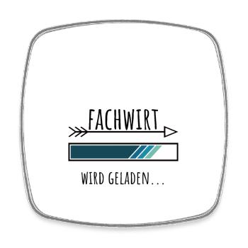 Fachwirt Ausbildung Personalisierter Beruf Jungs - Viereckiger Kühlschrankmagnet - Weiß - Vorne