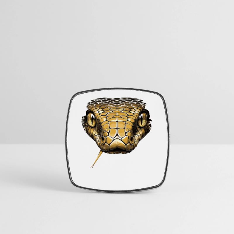 Snake Python Cobra Mamba Rattlesnake Snake Square fridge magnet
