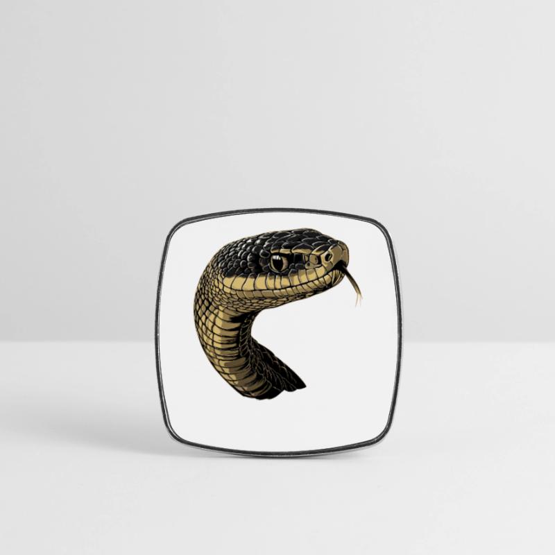 Serpent Python Cobra Mamba Serpent à sonnettes Serpent Magnet carré