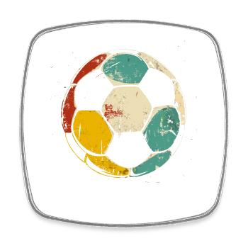 Soccer Illustration - Square fridge magnet - white - Front