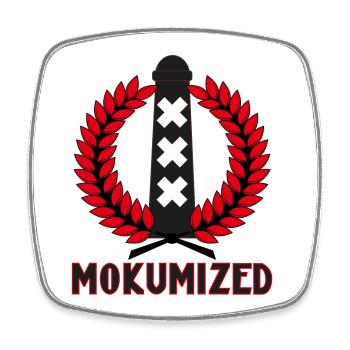 Mokumisiert - Viereckiger Kühlschrankmagnet - Weiß - Vorne