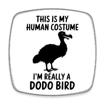 Dodo Dire Dodo Oiseau Drôle Dodo Cadeau - Magnet carré - blanc - Devant