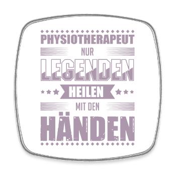 Physiotherapeut Geschenkideen - Viereckiger Kühlschrankmagnet - Weiß - Vorne