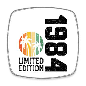 1984 Édition Limitée 40e Anniversaire Vintage - Magnet carré - blanc - Devant