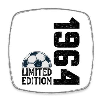 60th Anniversary 1964 Limited Edition Football - Square fridge magnet - white - Front
