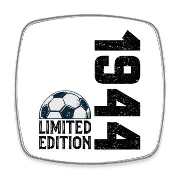 Limited edition football to celebrate 80 years - Viereckiger Kühlschrankmagnet - Weiß - Vorne