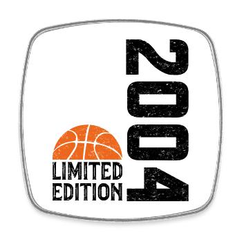 20th Anniversary 2004 Limited Edition Basketball - Square fridge magnet - white - Front