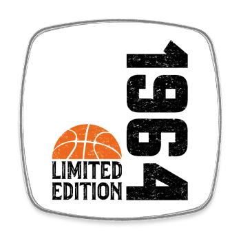 80th Anniversary 1944 Limited Edition Basketball - Square fridge magnet - white - Front