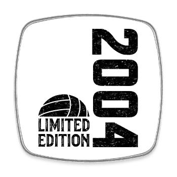 20th Anniversary 2004 Limited Edition Volleyball - Square fridge magnet - white - Front