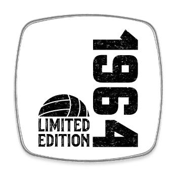 60th Anniversary 1964 Limited Edition Volleyball - Square fridge magnet - white - Front
