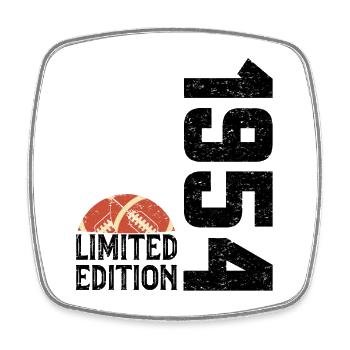 70th Anniversary 1954 Limited Edition Rugby - Square fridge magnet - white - Front
