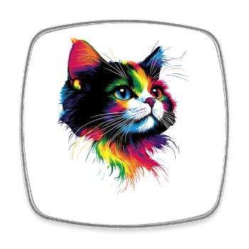Ragdoll Katze Ragdollkatze Cat Süße Ragdoll Katzen - Viereckiger Kühlschrankmagnet - Weiß - Vorne
