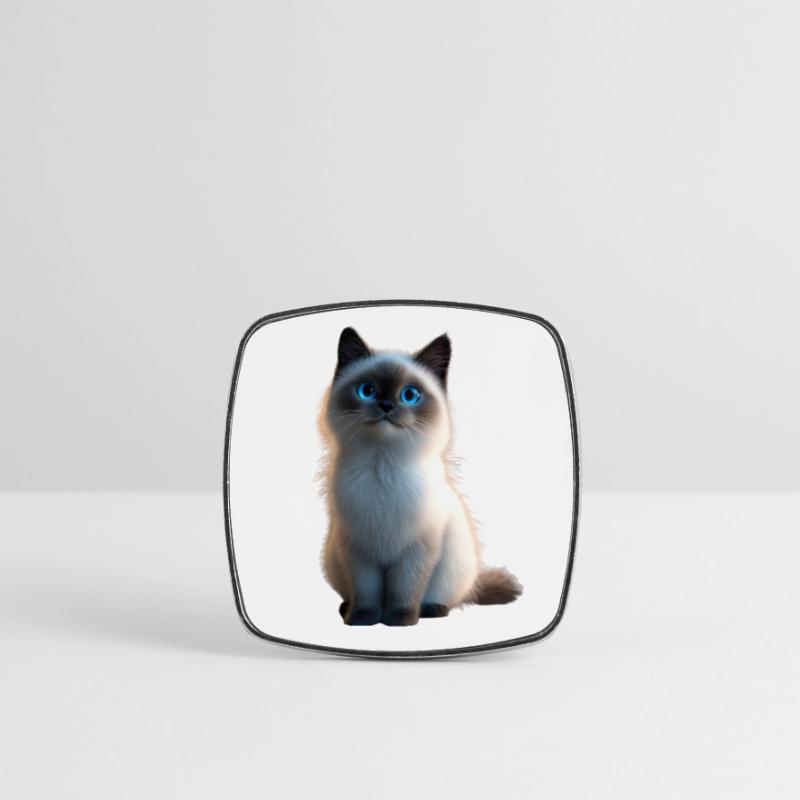 Chat Birman Chat Birman Sacré Chat Birman Mignon Chats Birmans Magnet carré