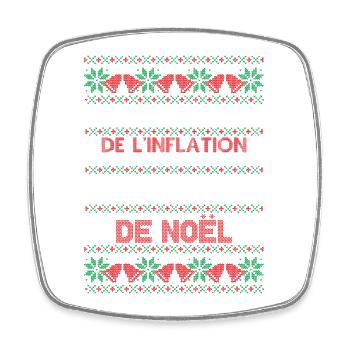 Pull Moche De Noël Humour Cadeau Noel Famille - Magnet carré - blanc - Devant