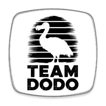 Dodo Dire Dodo Oiseau Drôle Dodo Cadeau - Magnet carré - blanc - Devant