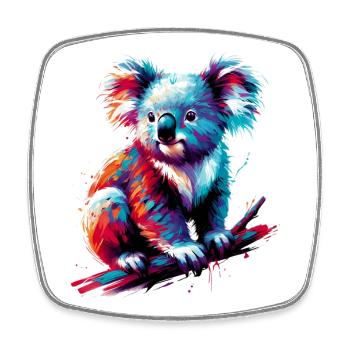 Koala - Square fridge magnet - white - Front