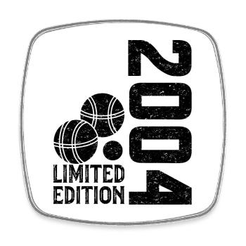 2004 Édition Limitée Pétanque 20e Anniversaire - Magnet carré - blanc - Devant