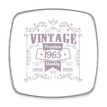 Millésime d’anniversaire Millésime 1965 - Magnet carré - blanc - Devant