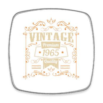 Millésime d’anniversaire Millésime 1965 - Magnet carré - blanc - Devant