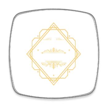 Birthday Vintage 1965 Vintage Look - Square fridge magnet - white - Front