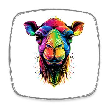 Kamel Dromedar Trampeltier Camel Geschenk Kamele - Viereckiger Kühlschrankmagnet - Weiß - Vorne