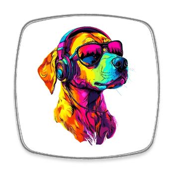 Rhodesian Ridgeback Jagdhund Hunde Stolz Ridgeback - Viereckiger Kühlschrankmagnet - Weiß - Vorne