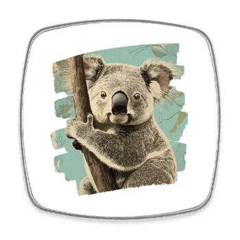 Koala Bear - Square fridge magnet - white - Front