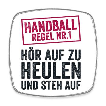 Handball TShirt Handball Team Sports Gift - Square fridge magnet - white - Front