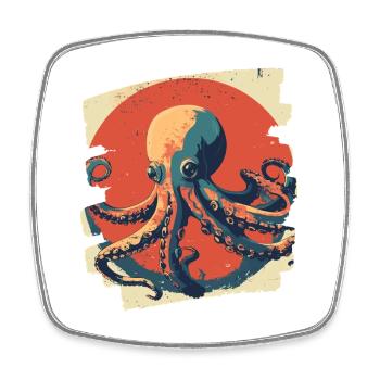 Octopus Octopus - Square fridge magnet - white - Front