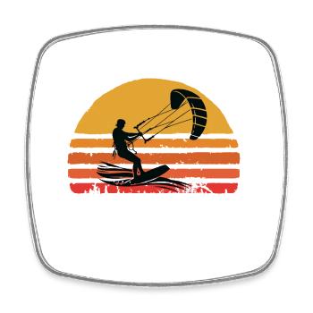 I Can't I Kite Gift Humor - Square fridge magnet - white - Front