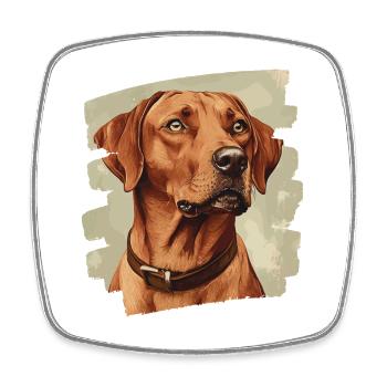 Rhodesian Ridgeback - Viereckiger Kühlschrankmagnet - Weiß - Vorne