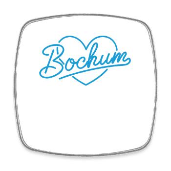 Amour bochum - Magnet carré - blanc - Devant
