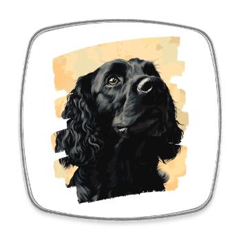 Cocker Spaniel - Square fridge magnet - white - Front
