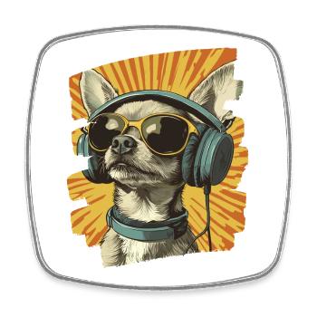 Chihuahua - Magnet carré - blanc - Devant