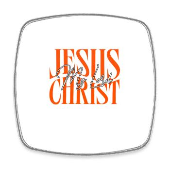 Jesus Christ My Lord Creed - Square fridge magnet - white - Front