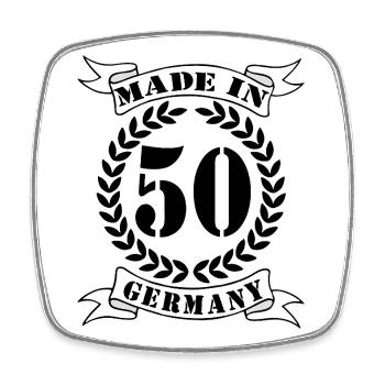 50e anniversaire , Allemagne - Magnet carré - blanc - Devant