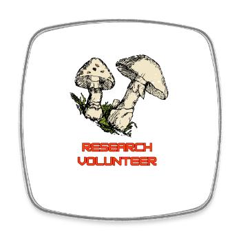 Drôle Adulte Humour Psychédélique Bénévole Drôle Cadeau - Magnet carré - blanc - Devant