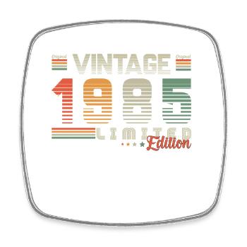 1985 Vintage Original 1985 Birthday Gift - Square fridge magnet - white - Front