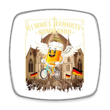 HIMMELFAHHRTS KOMMANDO - Father's Day Tour - Square fridge magnet - white - Front