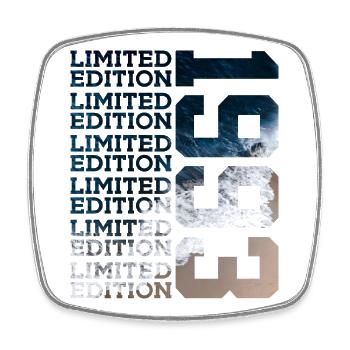 LIMITED EDITION 1993 33 JAHRE 33. GEBURTSTAG - Viereckiger Kühlschrankmagnet - Weiß - Vorne