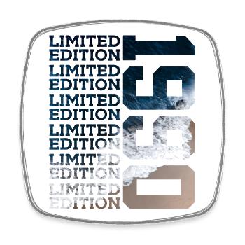 LIMITED EDITION 1990 36 JAHRE 36. GEBURTSTAG - Viereckiger Kühlschrankmagnet - Weiß - Vorne