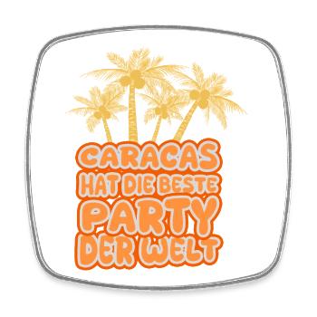 Geschenk für Caracas - Viereckiger Kühlschrankmagnet - Weiß - Vorne
